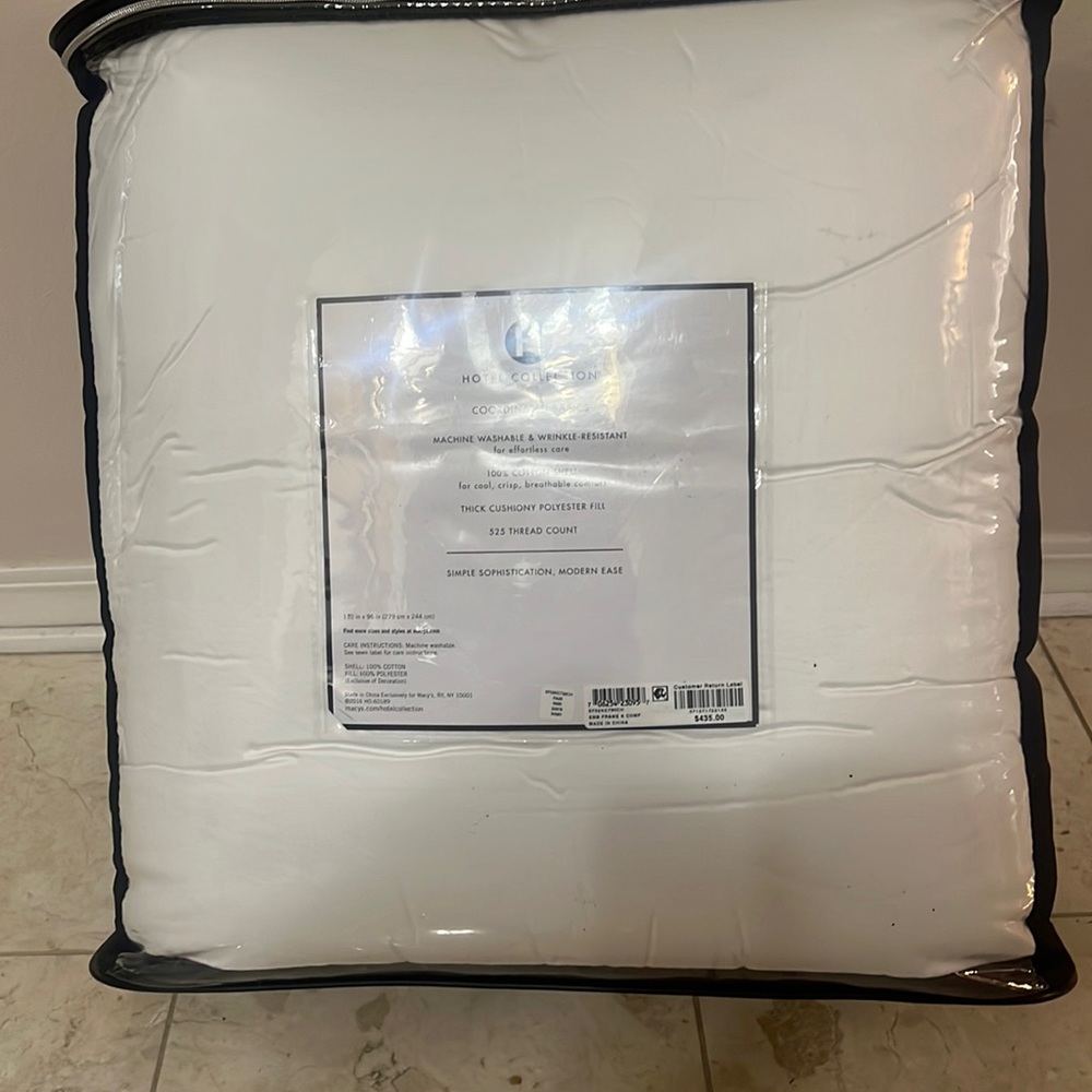 Hotel Collection King Comforter Winkle - Resistant